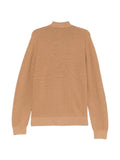 BOSS logo-patch cardigan