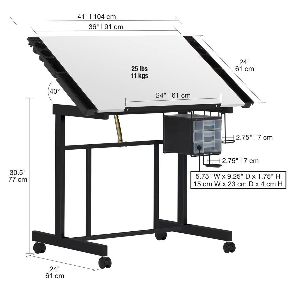 Black/White Deluxe Craft Station E728