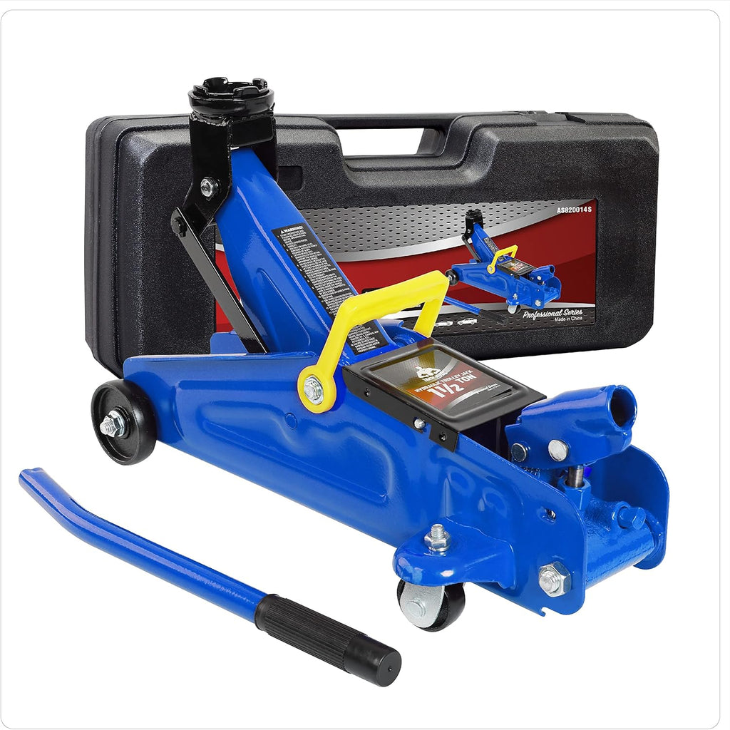 Hydraulic Floor Jack 1.5 Ton 3,300Lbs Heavy Duty Portable Trolley Jack 360 Degree Pack of 2 U69802