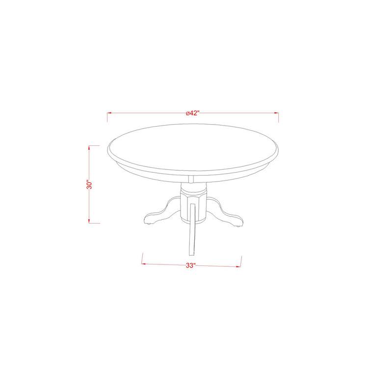 3PC Round Table and 2 Chairs Y736