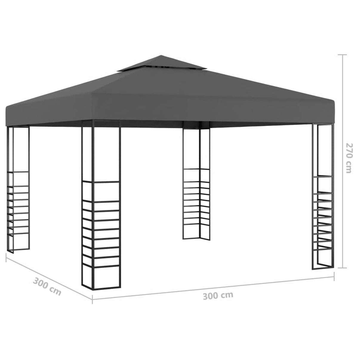 Anthracite Garden Marquee C94137
