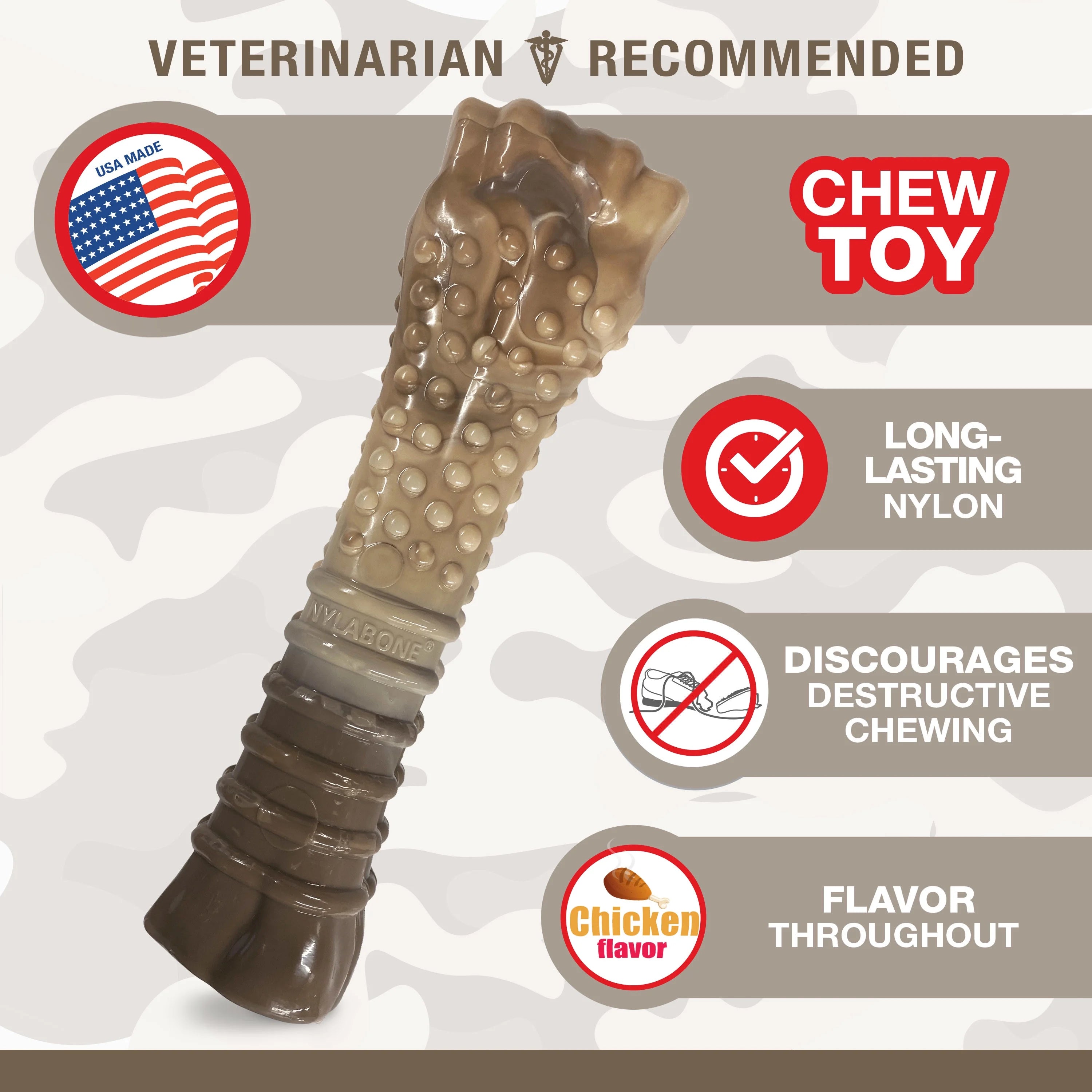 X-Large Chicken Flavor Dog Toy U648