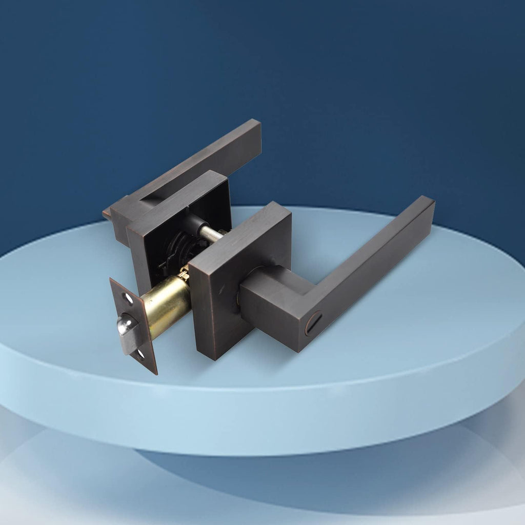 Brushed Bronze Zinc Alloy Door Lever Lock Q581617