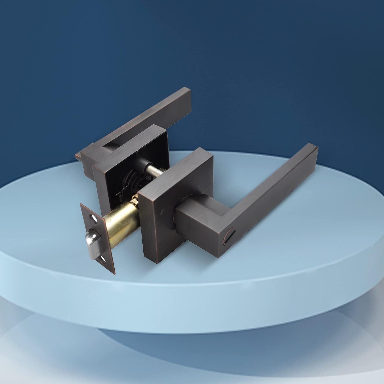 Brushed Bronze Zinc Alloy Door Lever Lock Q581617
