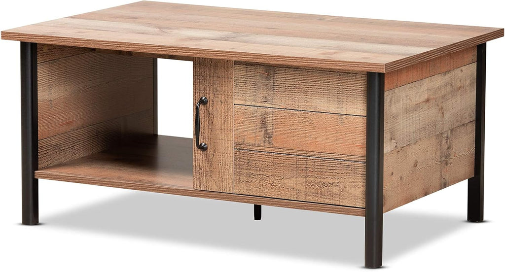 Oak Brown Black Coffee Tables U31372
