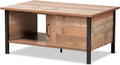 Oak Brown Black Coffee Tables U31372