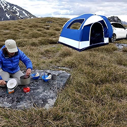 SUV Tent 8' W x 8' L x 7.2' H Blue and Gray F5909