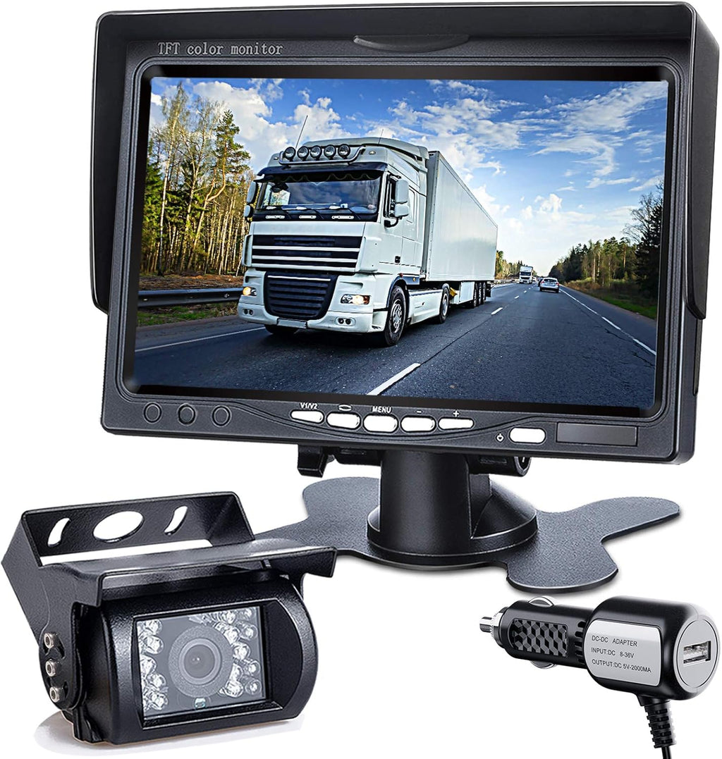 7-inch LCD HD Backup Camera Monitor Kit O833