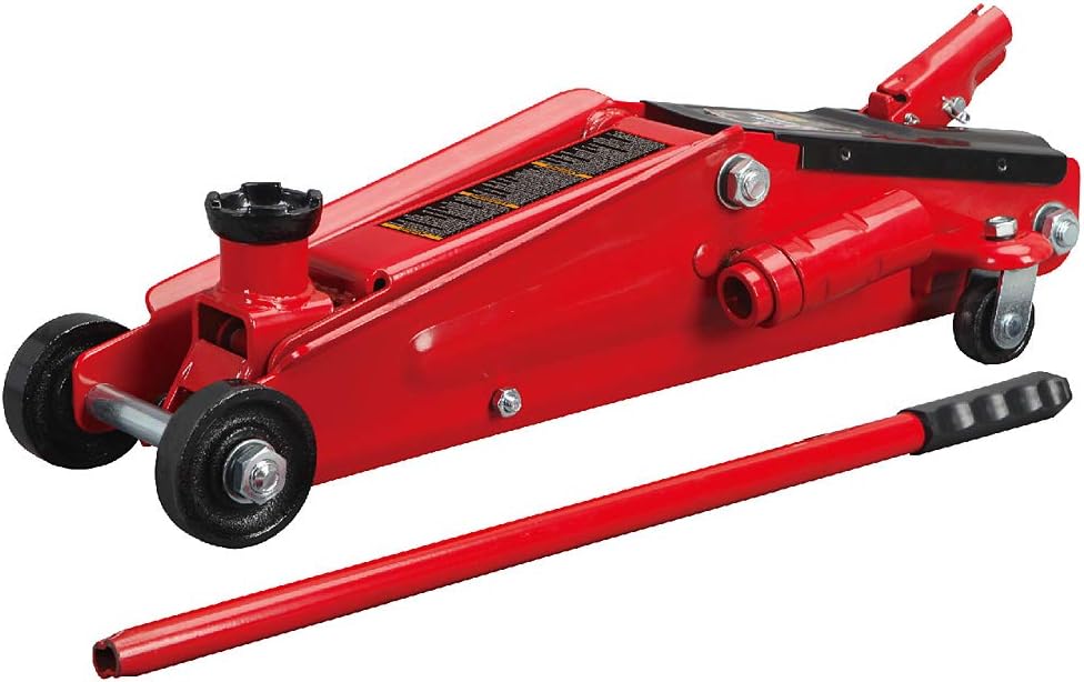 3 Ton Hydraulic Steel Floor Jack with Dual Piston Quick Lift Pump X31057