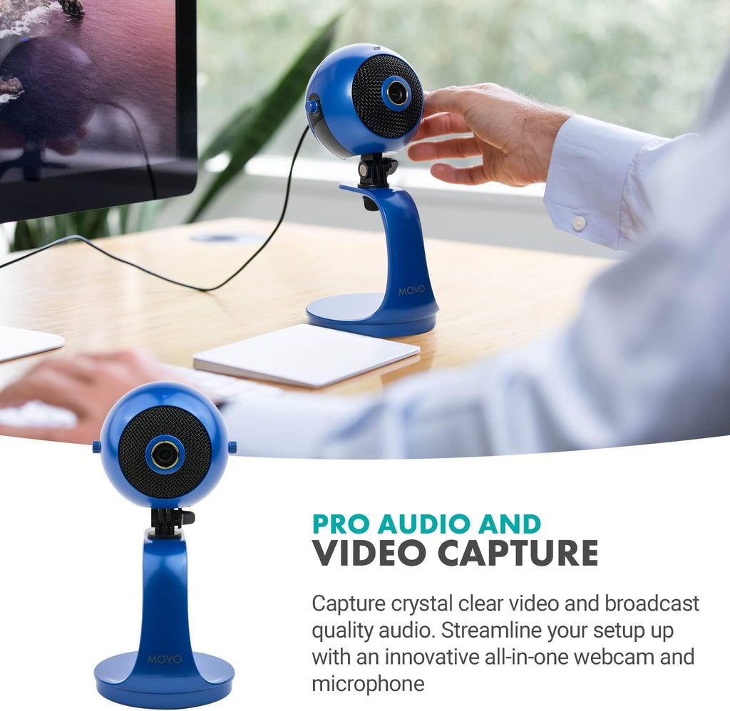 Webcam and Condenser Microphone in Royal Blue Q6741