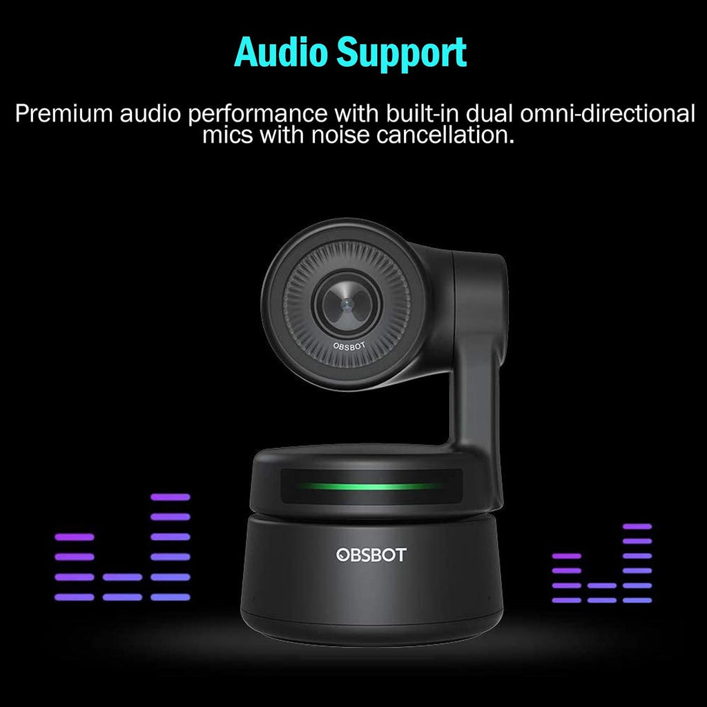 PTZ Webcam with AI Framing and Autofocus, Full HD 1080p Z46599