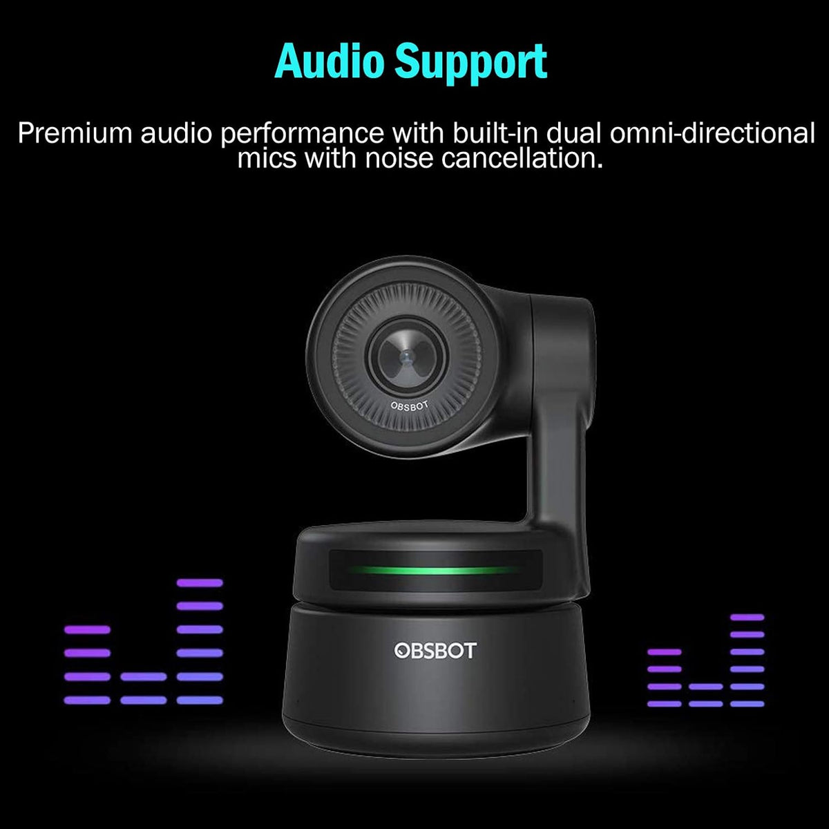 PTZ Webcam with AI Framing and Autofocus, Full HD 1080p Z46599