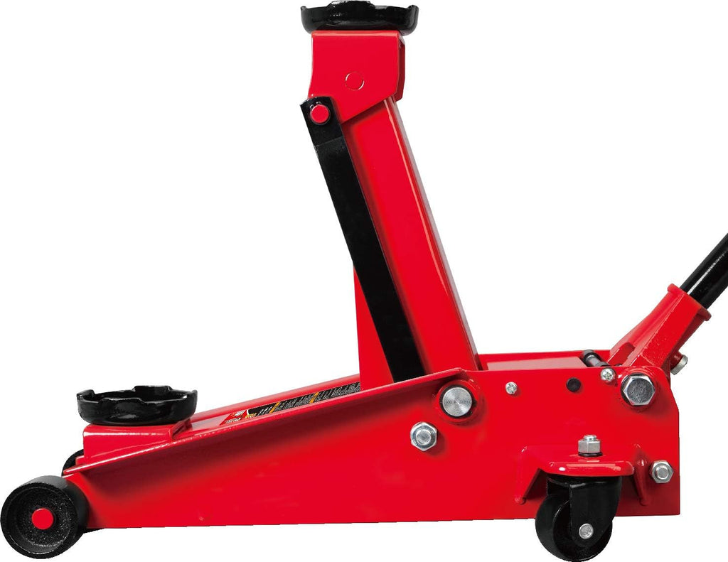 3 Ton Hydraulic Steel Floor Jack with Dual Piston Quick Lift Pump X31057