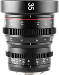 35mm T2.2 Manual Focus Cinema Lens for M43 Mount Cameras T106