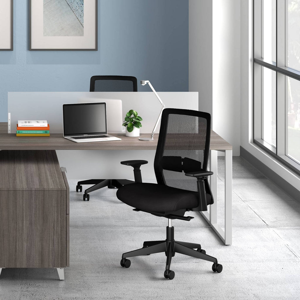 Black Commercial-Grade Task Office Chair P735