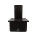 5inch Square Pole Light Top Single Tenon Adapter F257091