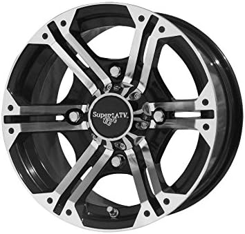 14x7 H-Series Bandit Wheel for Polaris UTV, 4/156 Bolt Pattern, 4.5 + 2.5 Offset, Cast Aluminum, Nuts & Metal Valve Stem Included D562