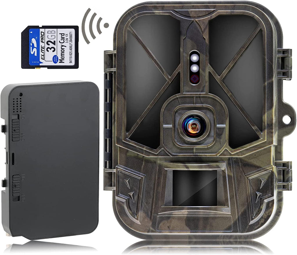 4K 30MP Trail Camera with Night Vision Motion Activated Hunting Camera O908525