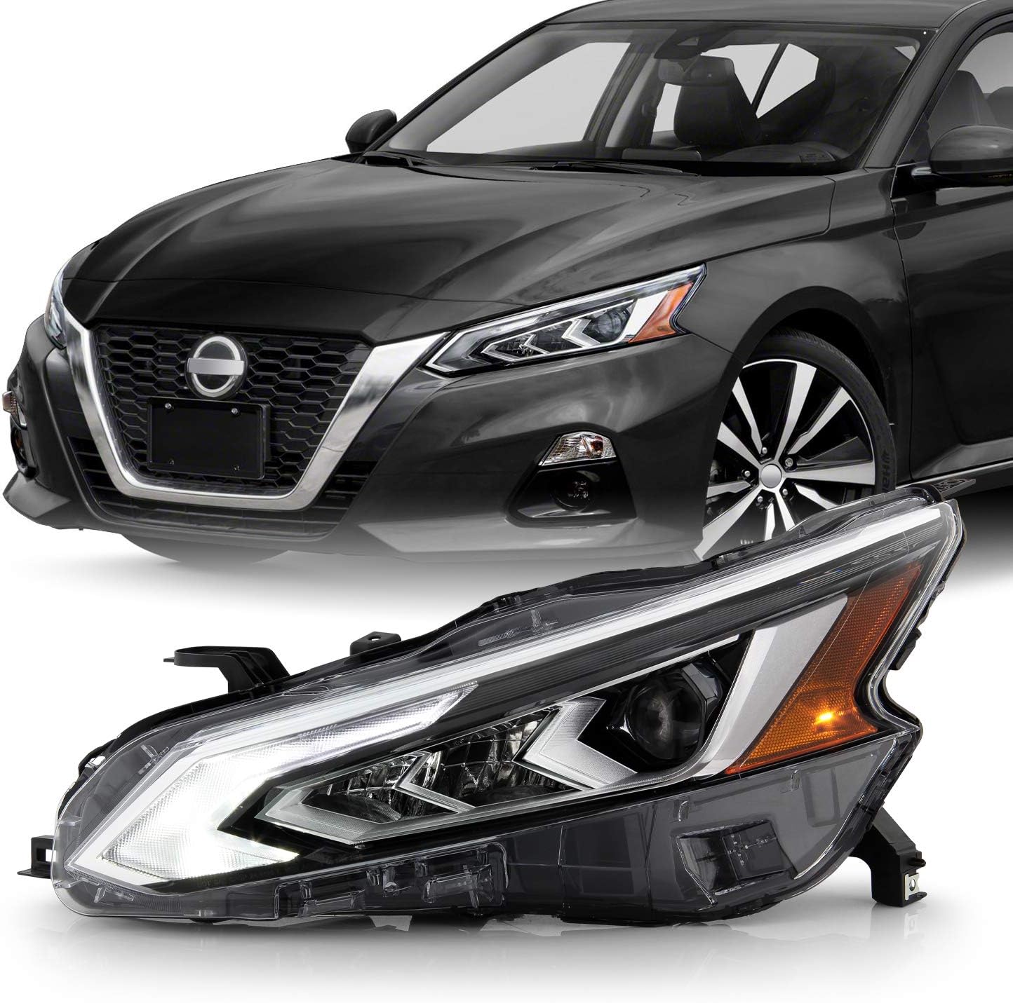 Left Side Full LED Projector Headlights Replacement W79547