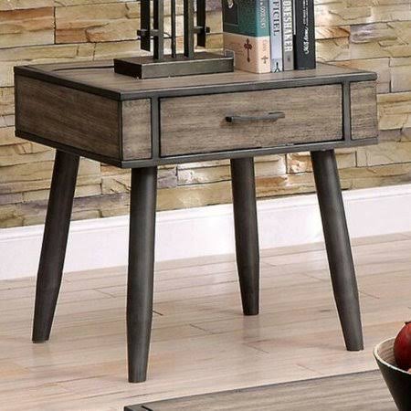 End Table with Storage D582