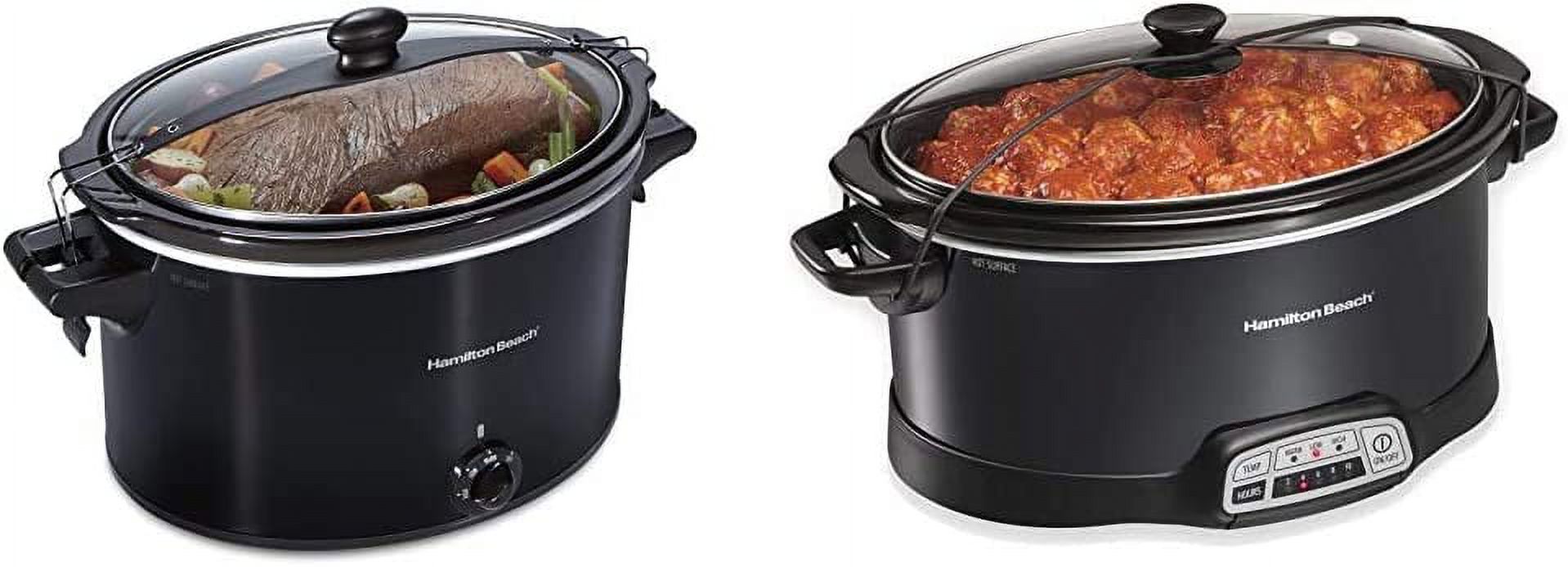 10 Quart Slow Cooker + 7 Quart Programmable Slow Cooker S57747