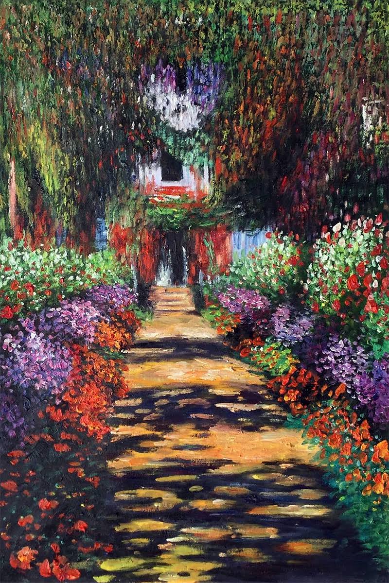 Hand Painted Canvas Art L197
