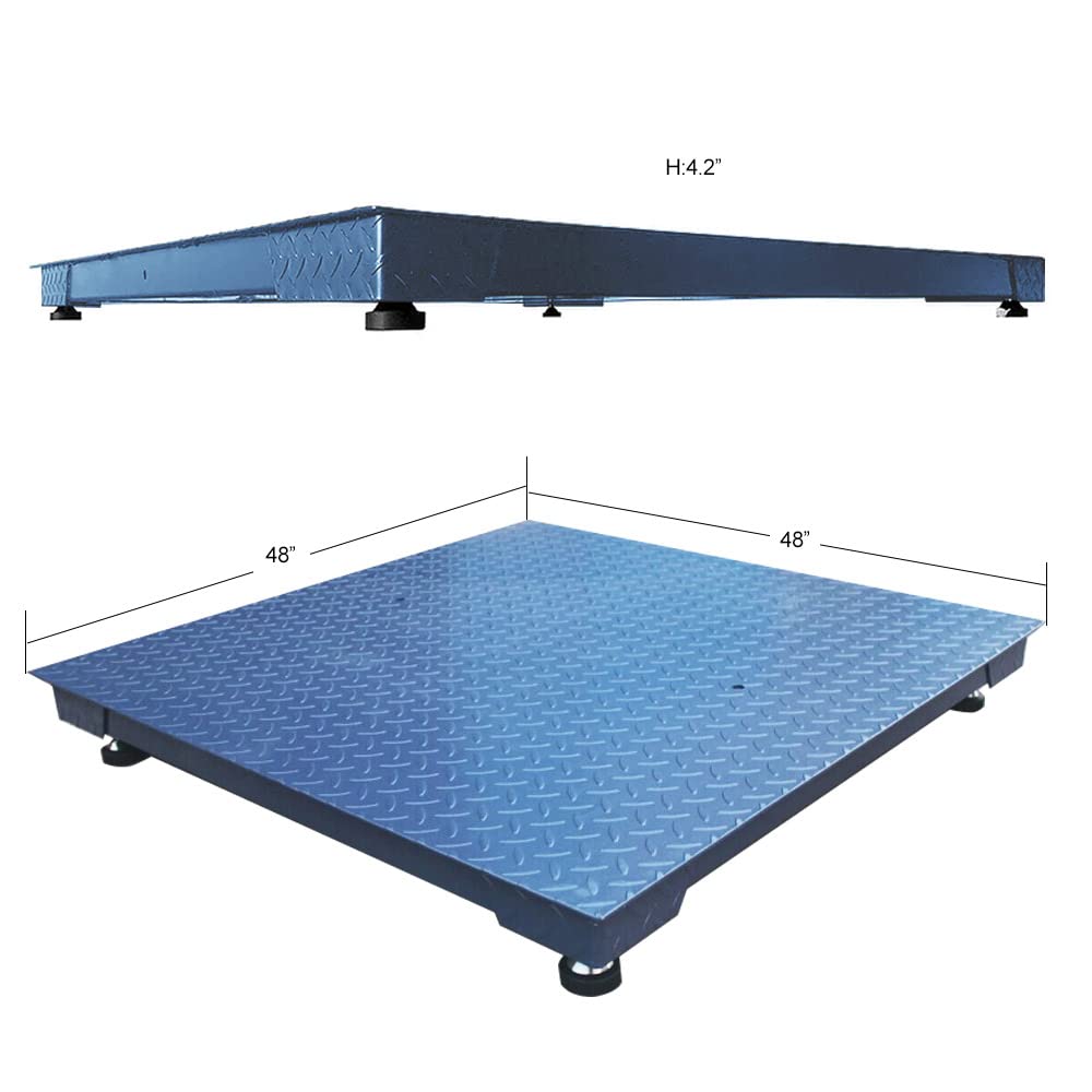Heavy Duty Industrial Pallet Floor Scale with Digital Display Indicator (36x36) U664