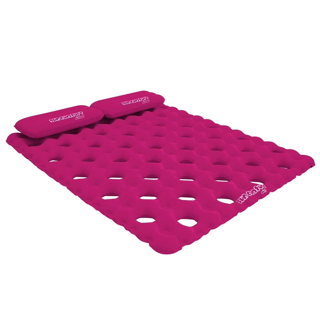 Raspberry Pink Suede Swimming Pool Mattress Float G1448