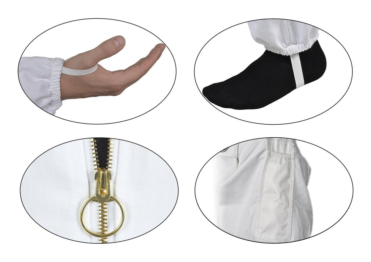 Polycotton Beekeeping Suit with Square Veil (xxx Large) L5945