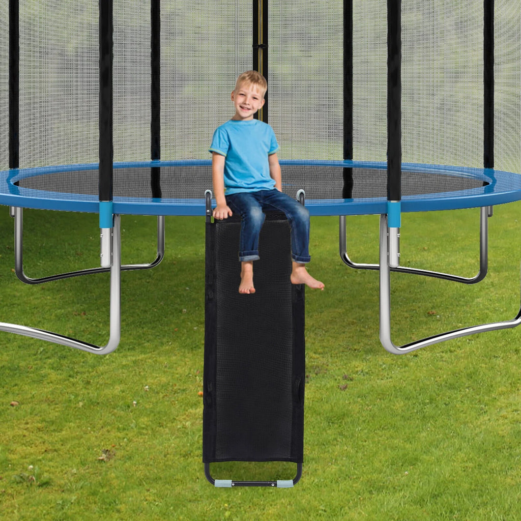 Kids Trampoline with Slide and Ladder 165lbs Capacity I181680
