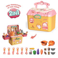 Kids Picnic & Kitchen Playset with Color Changing Play Foods W54348
