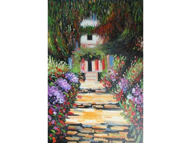 Hand Painted Canvas Art L197
