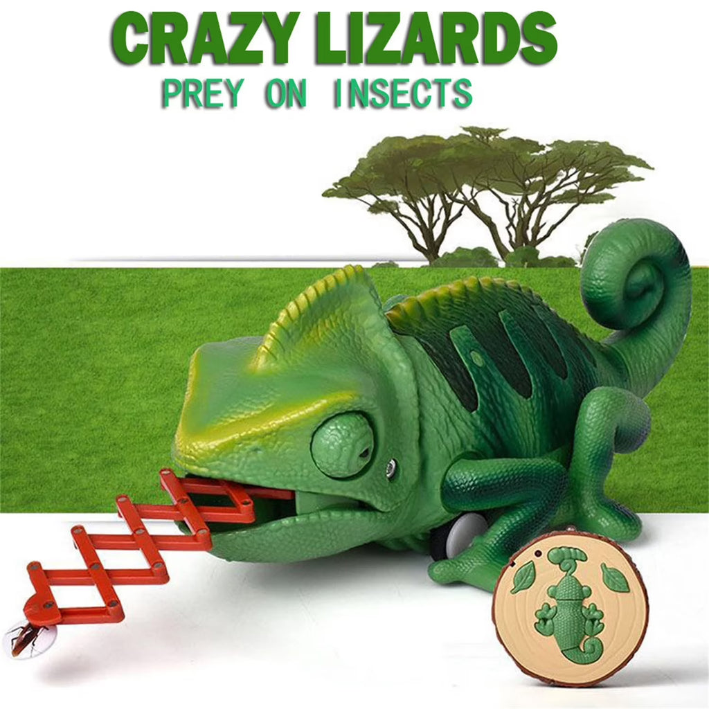 RC Robot Lizard Toys with LED Light Up H455507