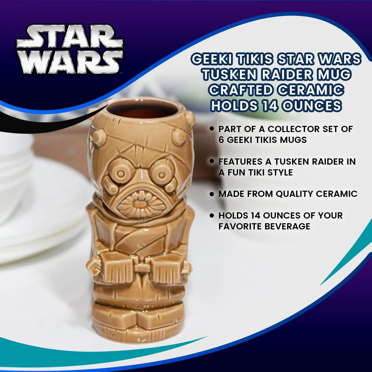 Star Wars Tusken Raider Mug, 14 Ounces Ceramic Y532