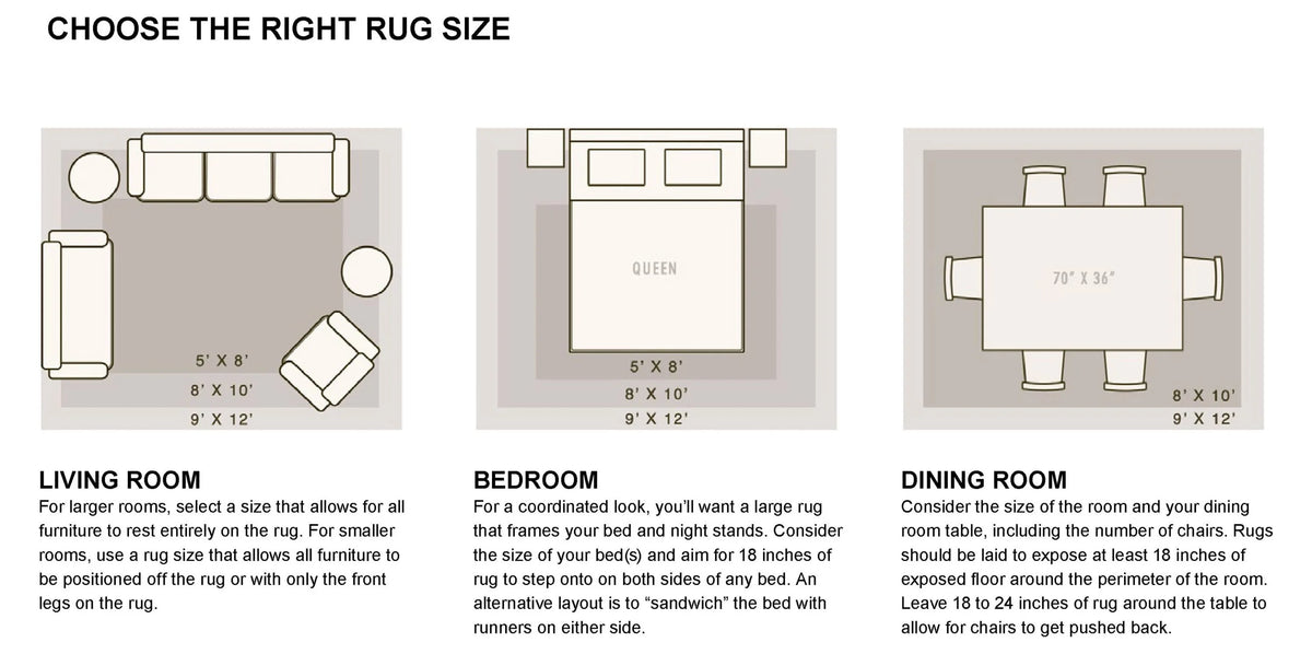 Silver Grey 6' x 9' Area Rug S844