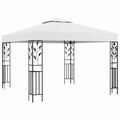 Party Tent Outdoor Gazebo Canopy Sun Shade Shelter Steel Frame White W643