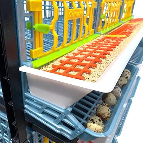 2 Layer ABS Plastic Quail Cage J976074