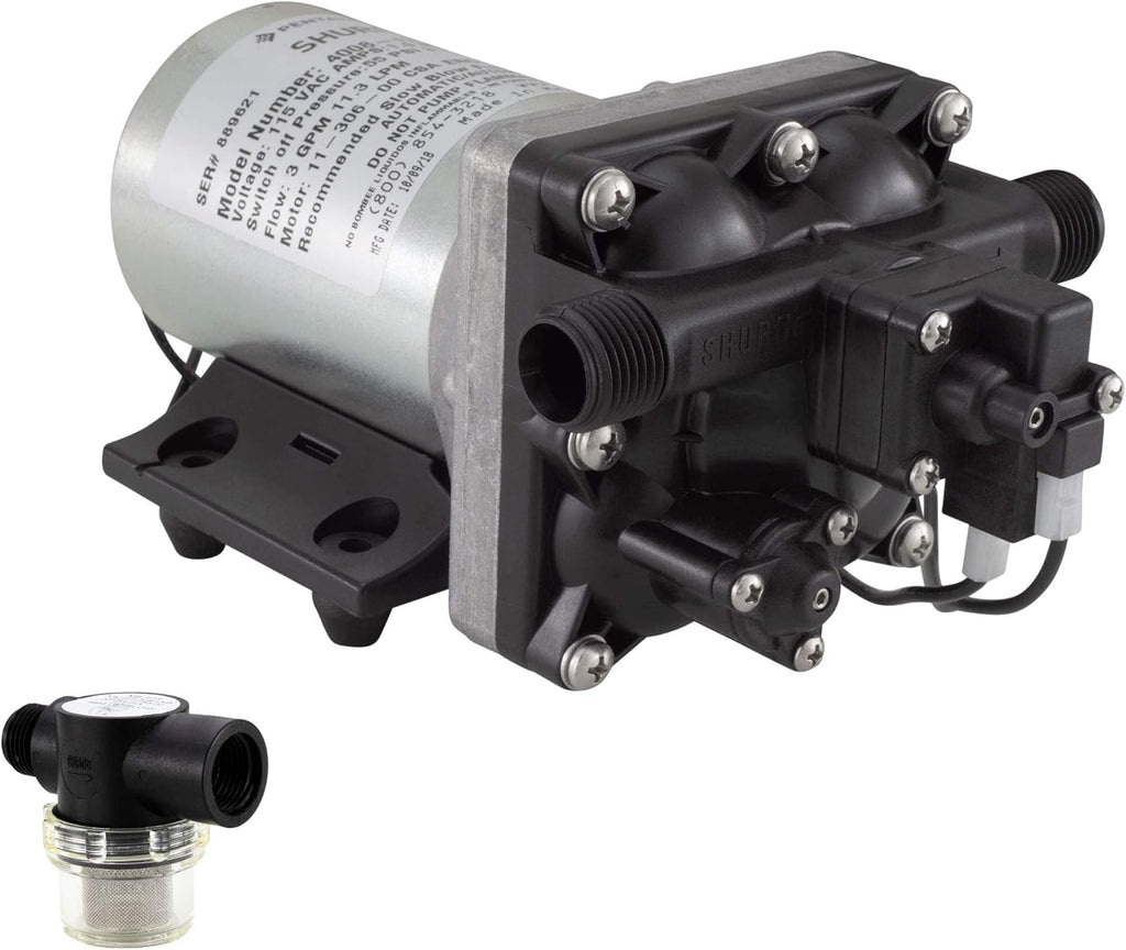 RV Water Pump 3.0 GPM 115V Self-Primer Y9269