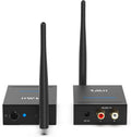 Wireless Transmitter Receiver Audio, 2.4GHz Long Range Audio Transmitter and Receiver Low Delay, RCA Out/in 320ft X311257