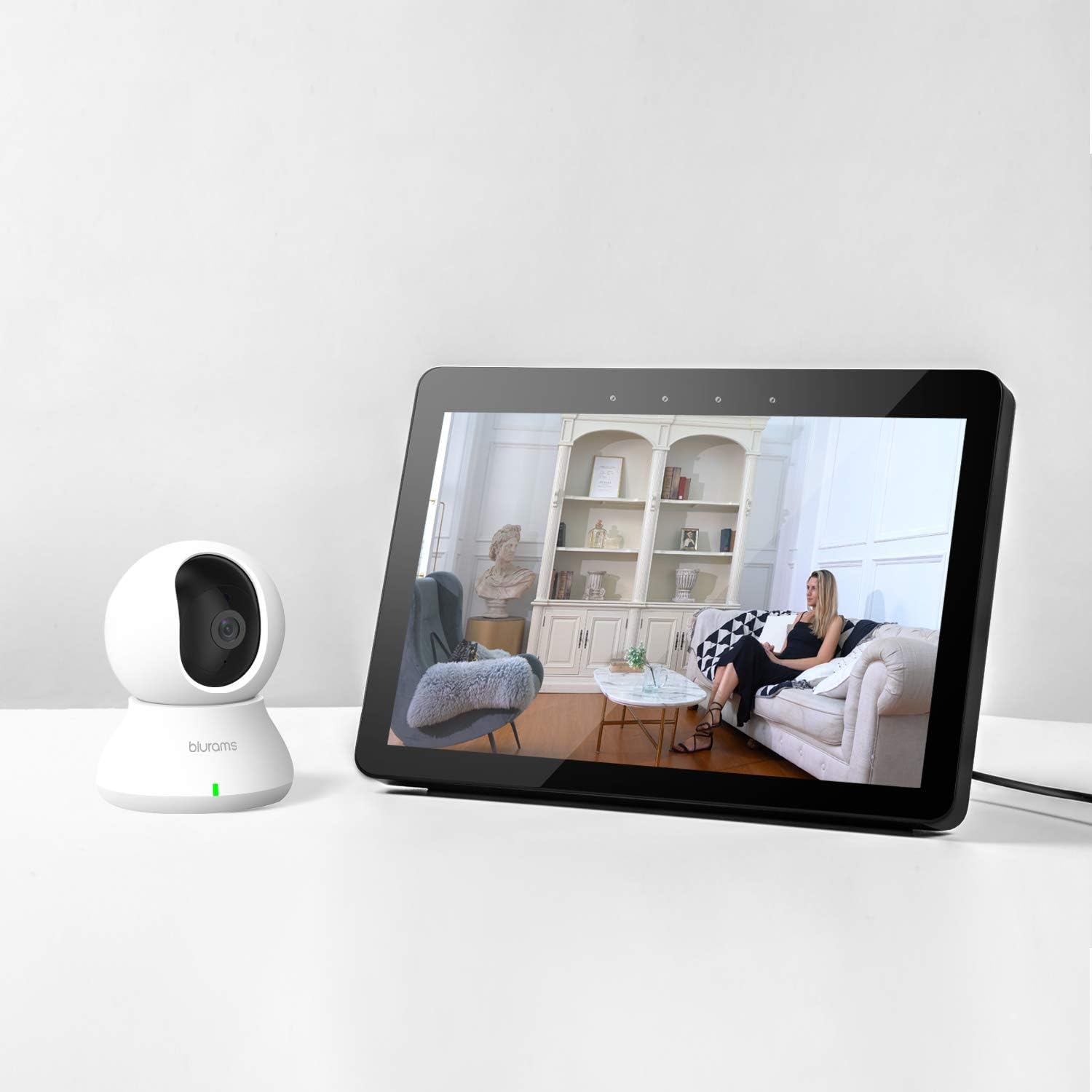4pc Indoor Security Camera PTZ 1080p WiFi Dome Camera with Two-Way Audio IR Night Vision A726