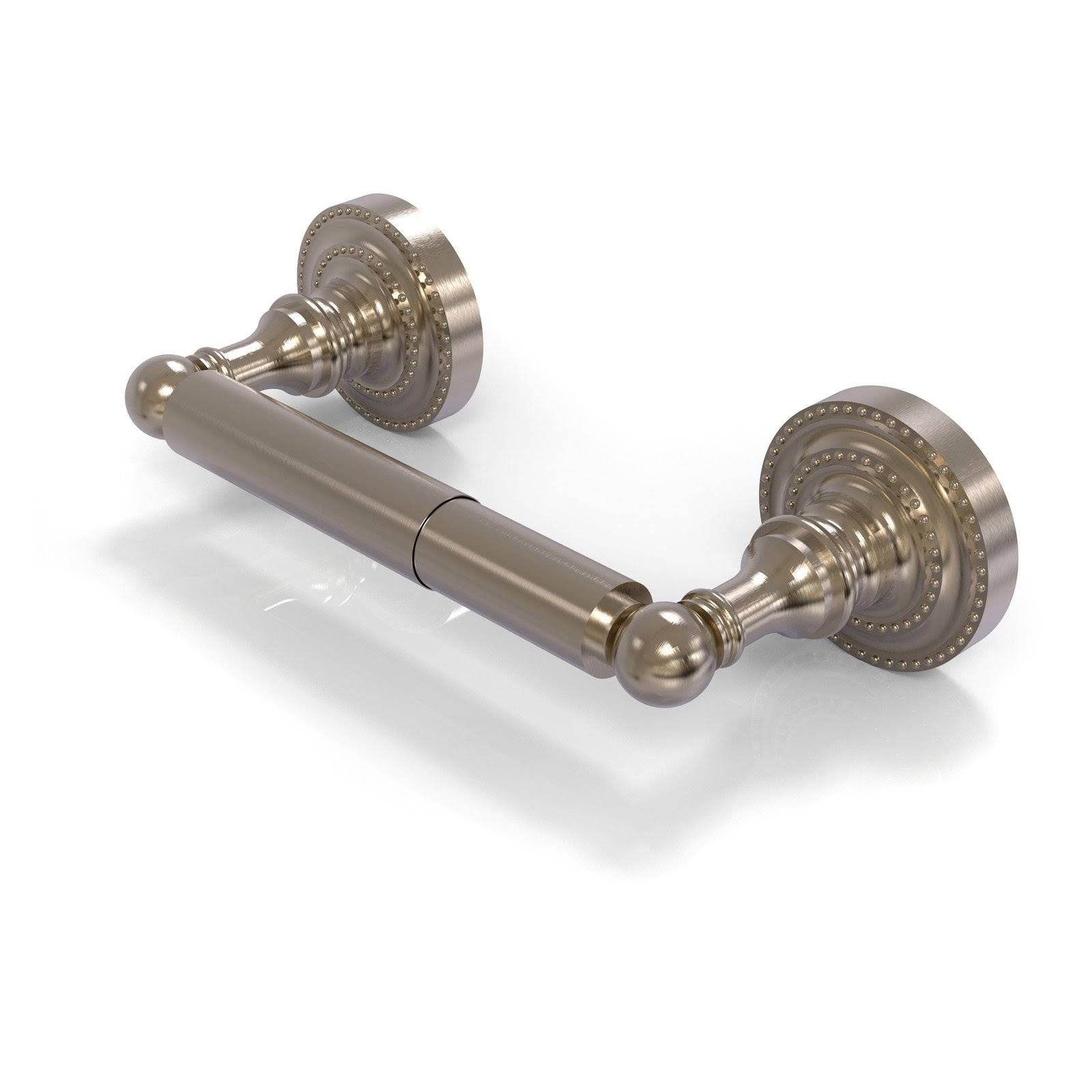 Antique Pewter 2 Post Toilet Tissue Holder X859052