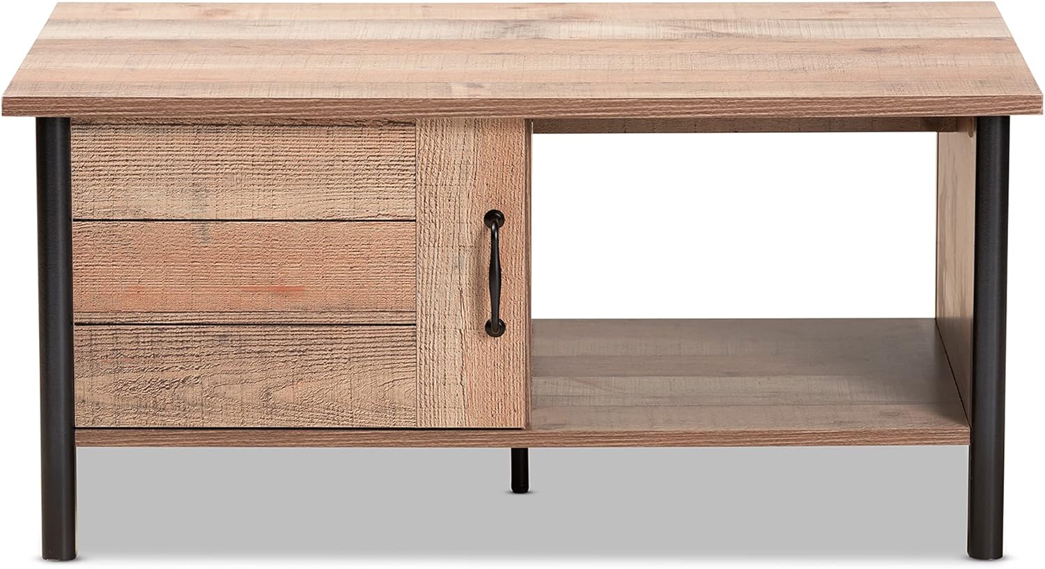 Oak Brown Black Coffee Tables U31372
