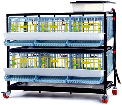 2 Layer ABS Plastic Quail Cage J976074