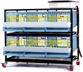 2 Layer ABS Plastic Quail Cage J976074