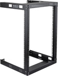 Black 15U 19 Wall Mount Shelf Network Rack I497