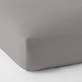 Silver Supima Cotton Sateen California King Fitted Sheet A5453