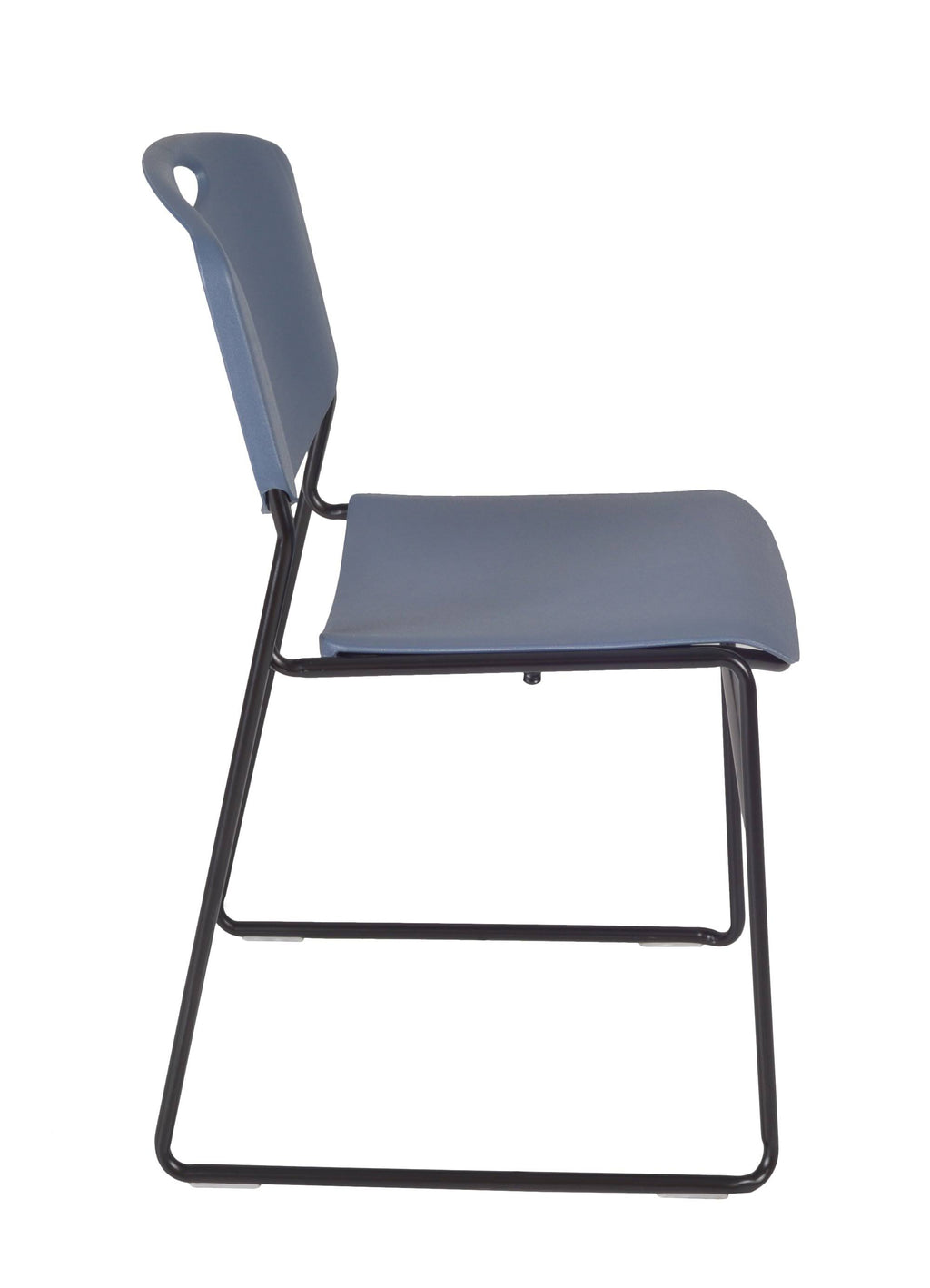 Beige Flip Top Mobile Training Table with 2 Blue Stack Chairs D523411