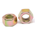 5/8 inch-18 Fine Thread Grade 8 Finished Hex Nut Medium Carbon Steel Yellow Zinc Plated Pk 100 J771839