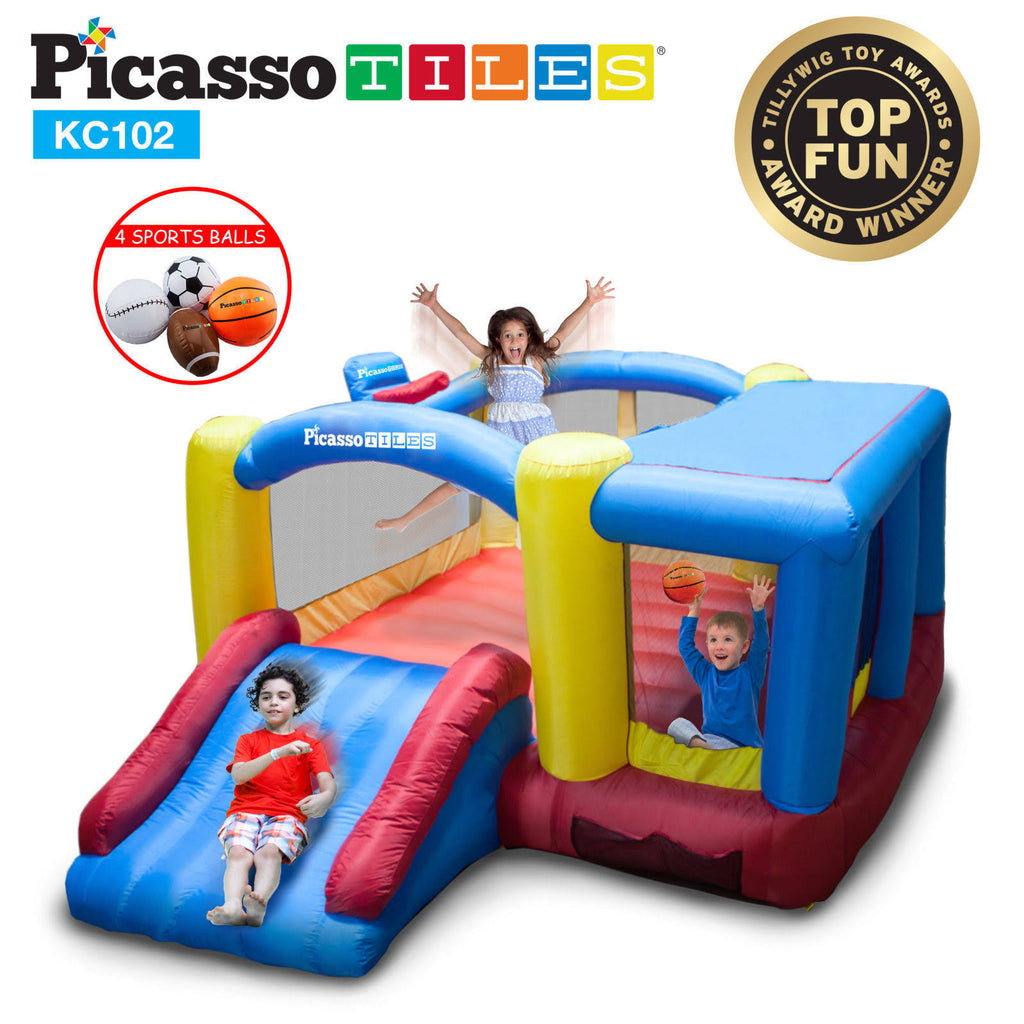 Inflatable Bouncer Jumping House with Slide O89341