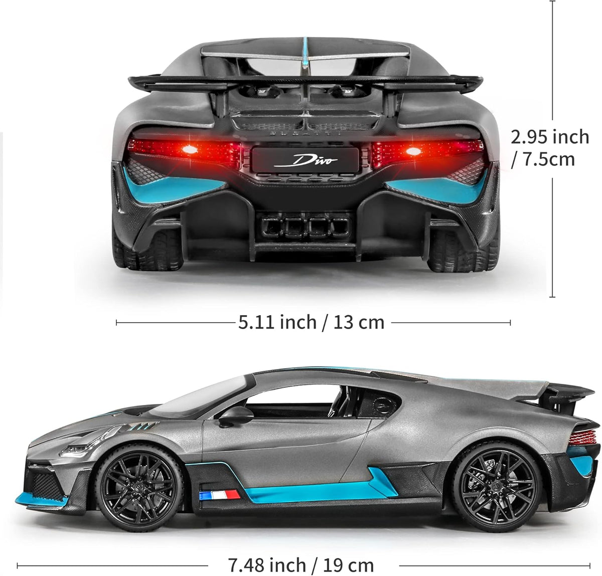 1/16 Scale Remote Control Car with Lights X887480